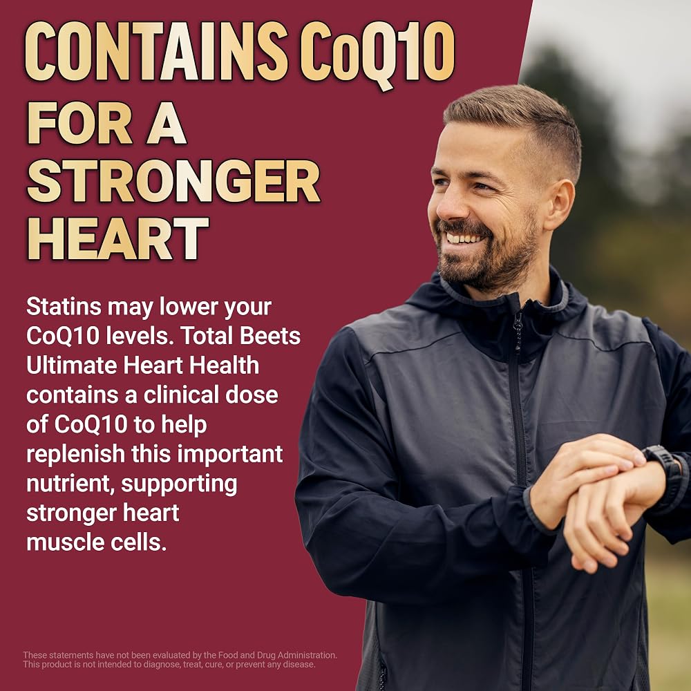 Force Factor Total Beets Ultimate Heart Health Blood Pressure Support