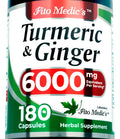 FITO MEDIC'S Turmeric and Ginger Supplement - 180 Capsules