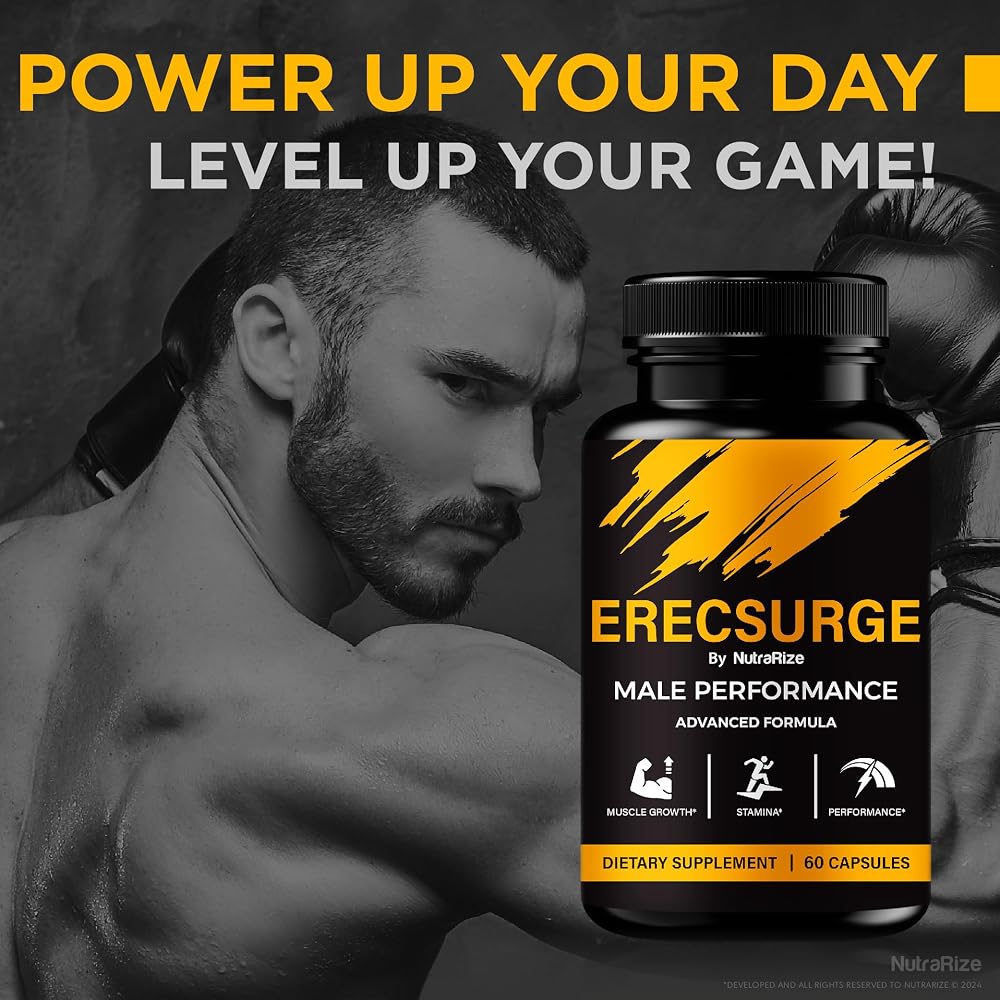 NutraRize Erecsurge for Men All-Natural Formula - 300 Capsules - image 4