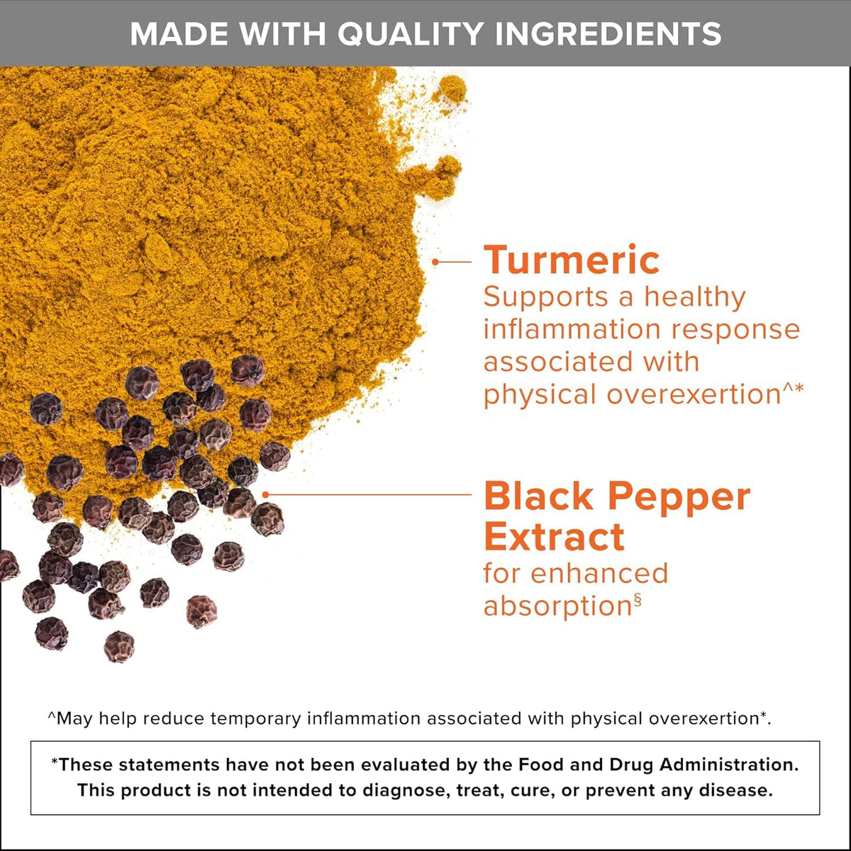 Qunol Turmeric 2250mg with Black Pepper - 90 Capsules - image 6