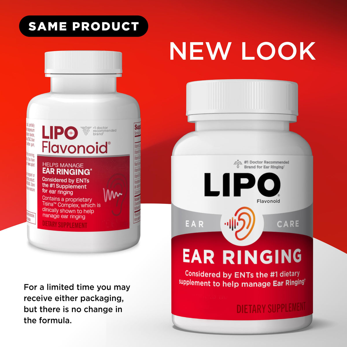 Lipo-Flavonoid Ear Ringing Support Lemon Bioflavonoid - 150 Caplets - image 5