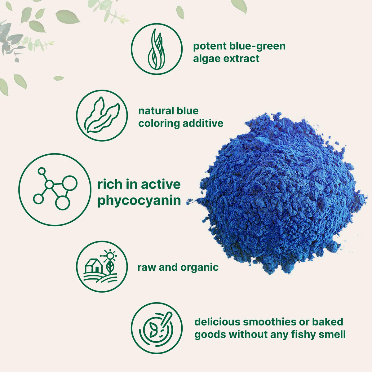Micro Ingredients Organic Blue Spirulina Powder - 60 Servings - image 3
