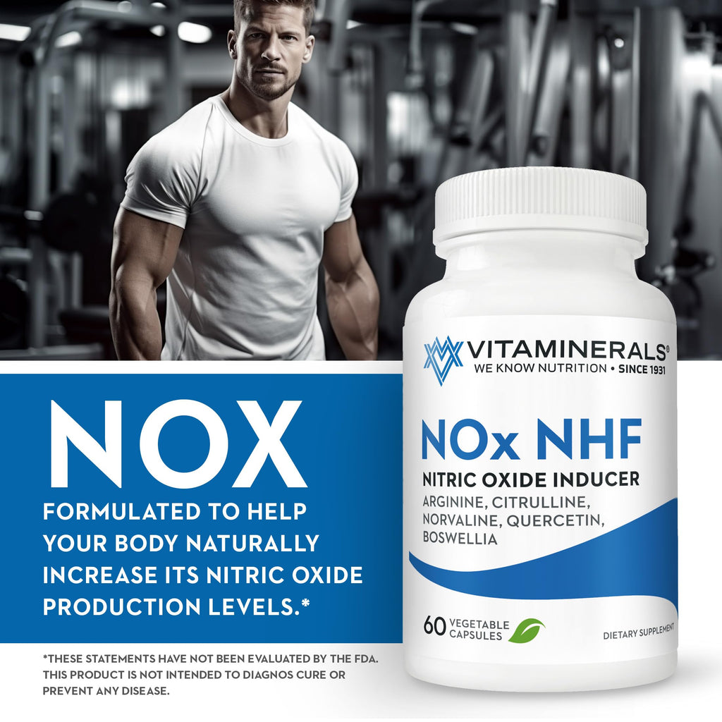 Vitaminerals 122 NOx L-Arginine & L-Citrulline - 60 Vegetarian Capsules - image 4