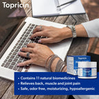 Topricin Pain Relief Cream Fast Acting Rub - 4 oz - image 2