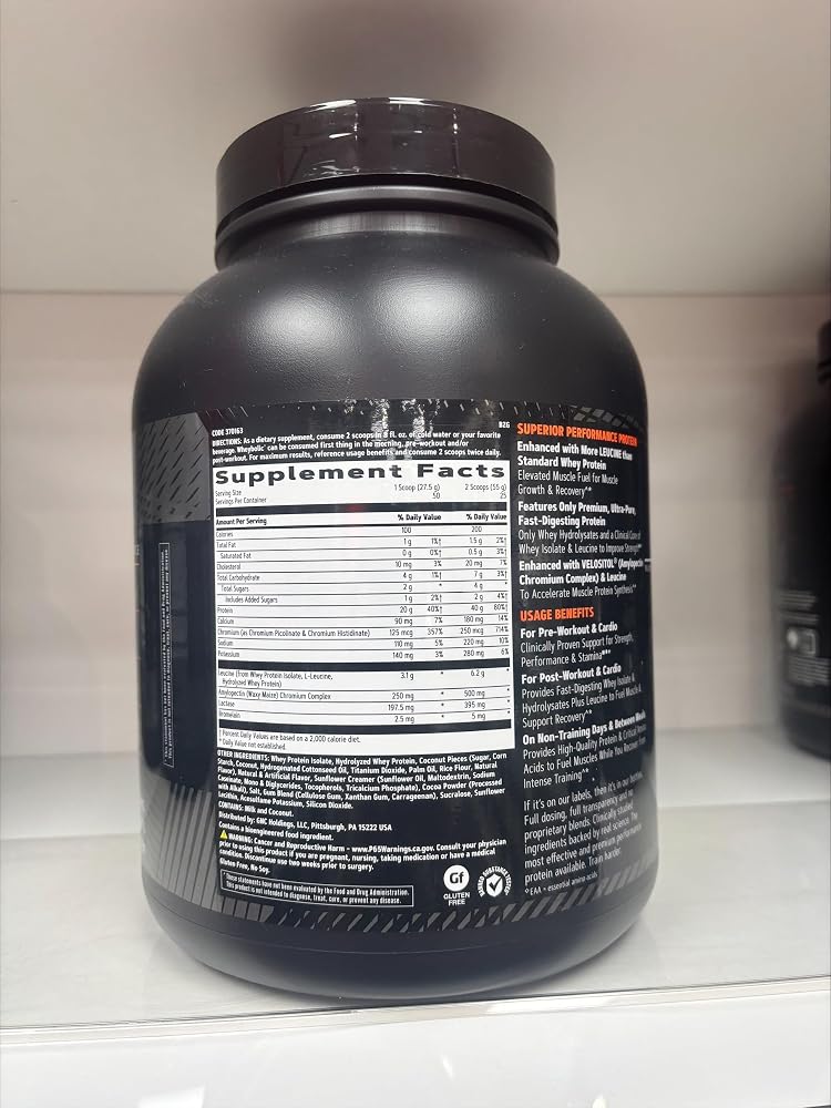 GNC AMP Wheybolic Clinically Proven Protein Powder
