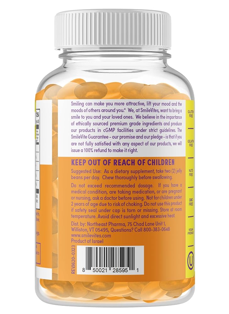 SmileVites Kids Vitamin C Jelly Beans Immune Support - 90 Count - image 2