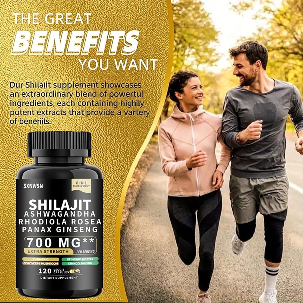 SXNWSN Shilajit Complex + Sea Moss Complex Set - 240 Capsules - image 2