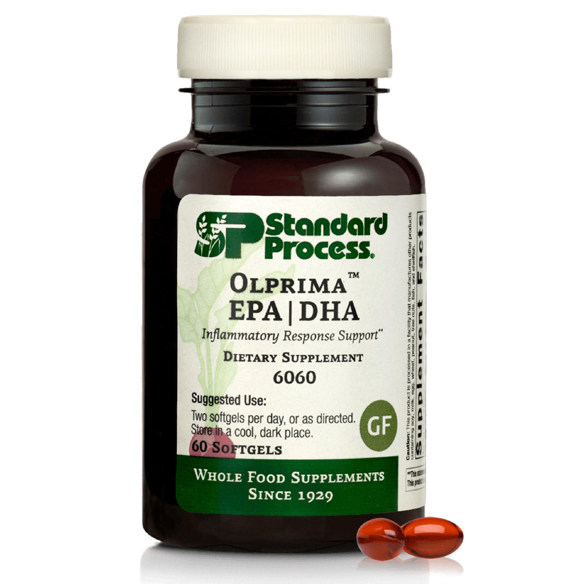 Standard Process Olprima EPA/DHA Omega-3 Brain Health - 60 Softgels
