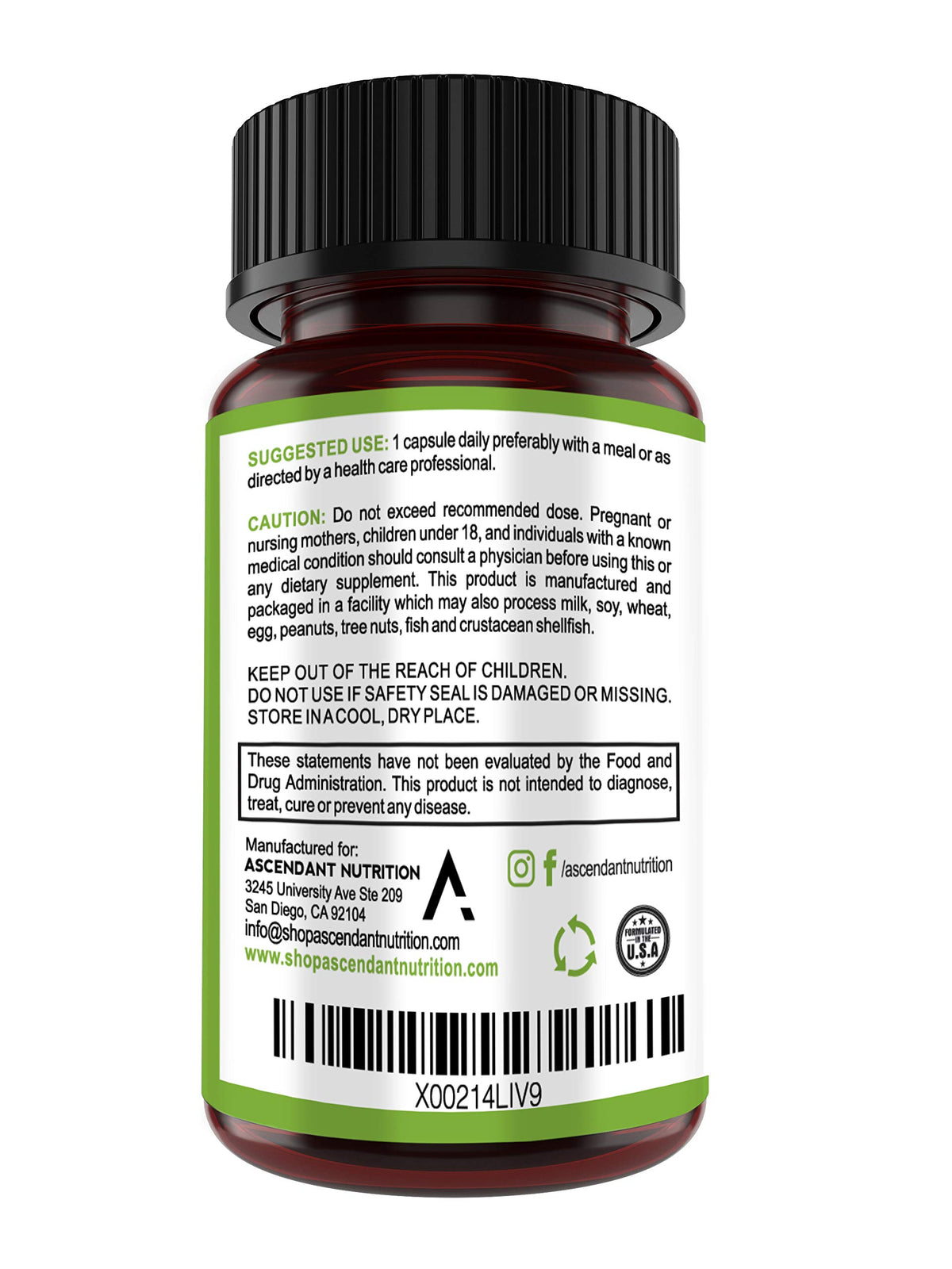 Ascendant Nutrition Bacillus Subtilis Probiotic - 30 Capsules - image 3
