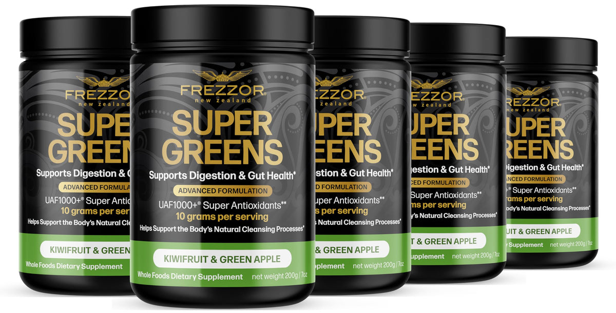 FREZZOR Super Greens Powder with UAF1000+ - 35 Ounce