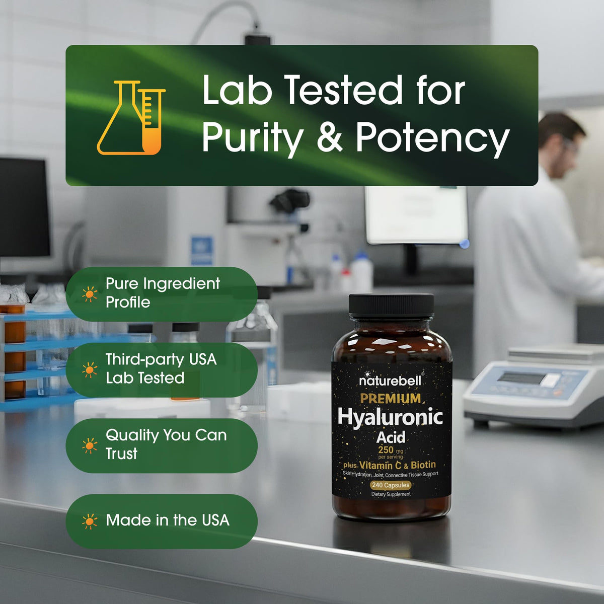 NatureBell Hyaluronic Acid Supplements 250mg Parent