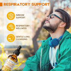 Javeriah Mullein Drops for Lungs Cleanse with Cordyceps