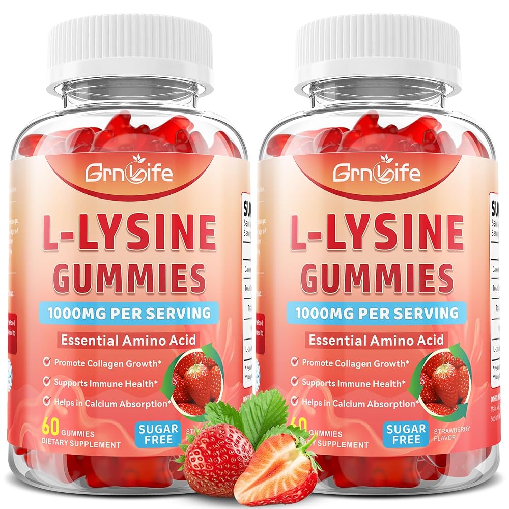 GrnLife L-Lysine 1000mg Gummies