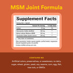 Natural Factors MSM Joint Formula Supports Mobility - 180 Capsules - image 4