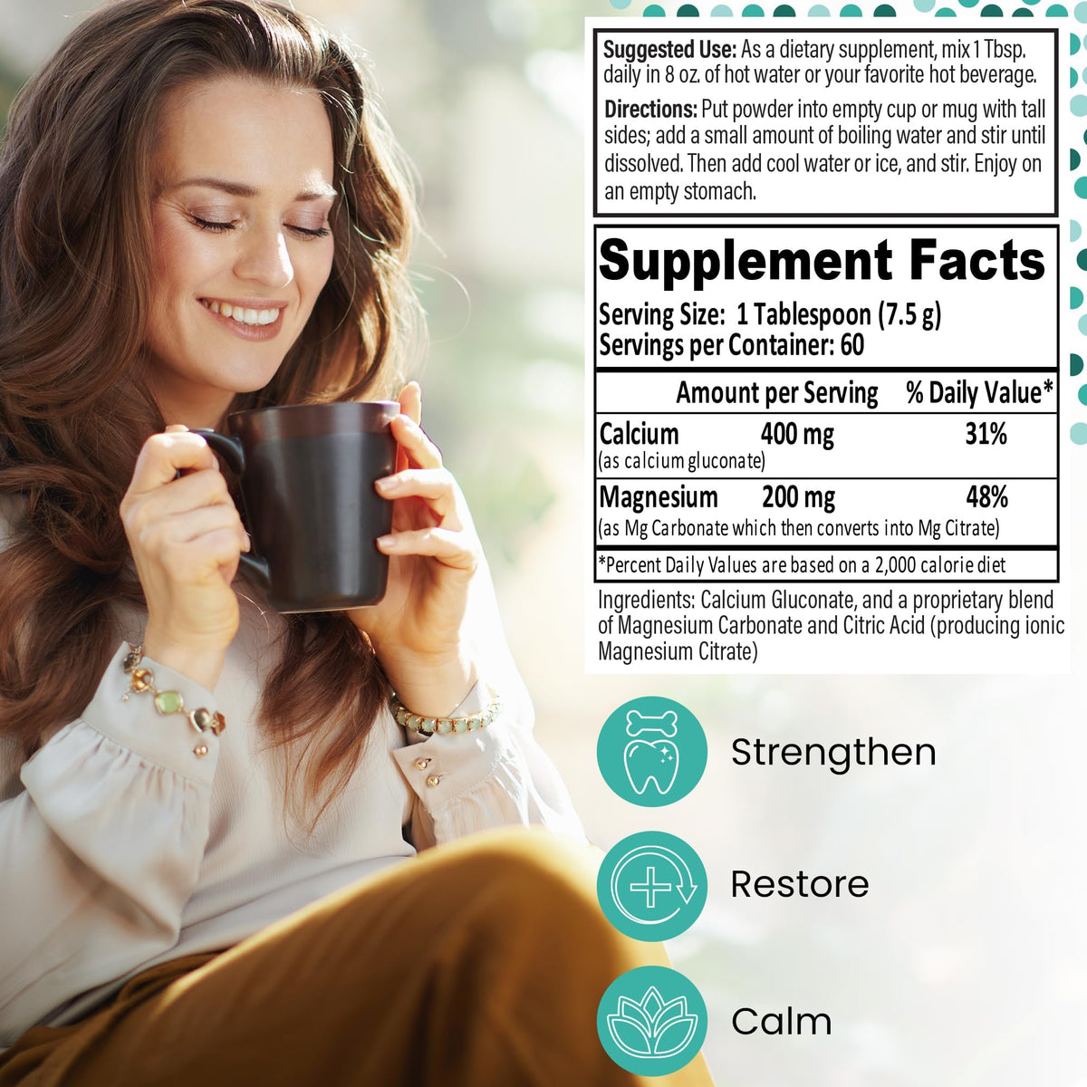 Outback Naturals High Absorption 2:1 CalMag Calcium and Magnesium