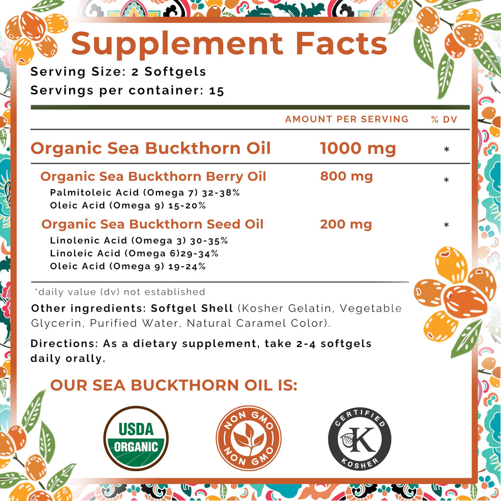 SEABUCKWONDERS Seabuck Nutritional