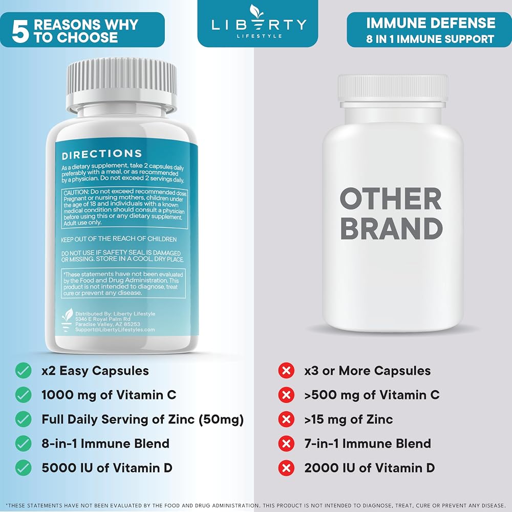 Liberty Lifestyle 8 in 1 Immune Supplement with Echinacea - image 6