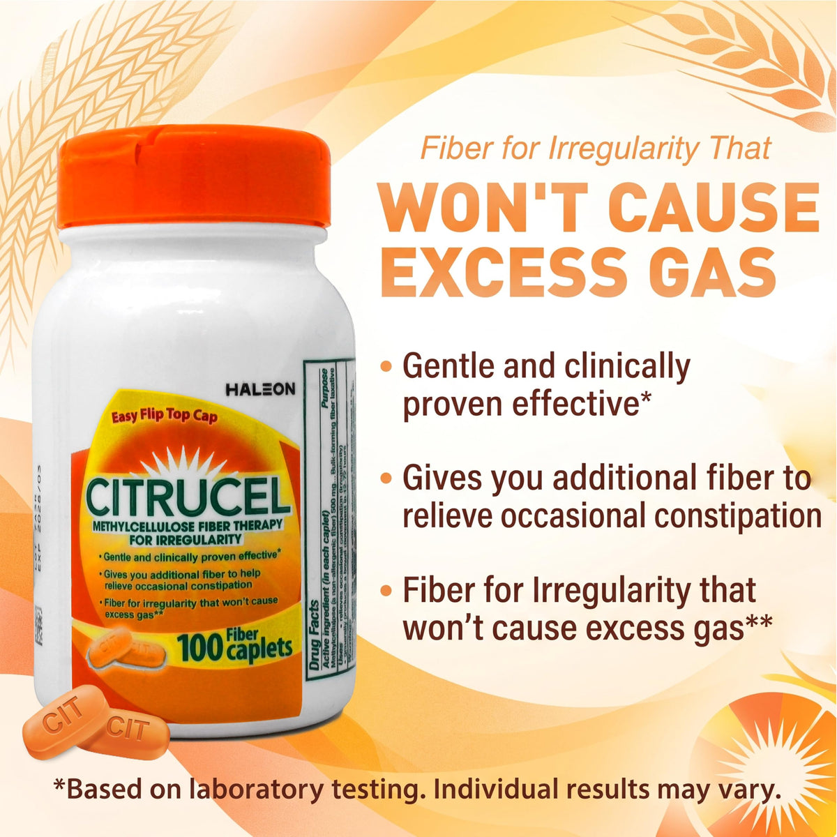 Citrucel Caplet Dietary Fibre - 100 Capsules - image 3