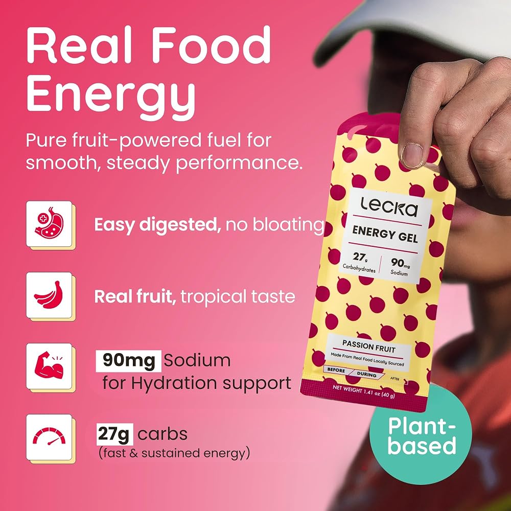 Lecka Energy Gel - Real Fruit