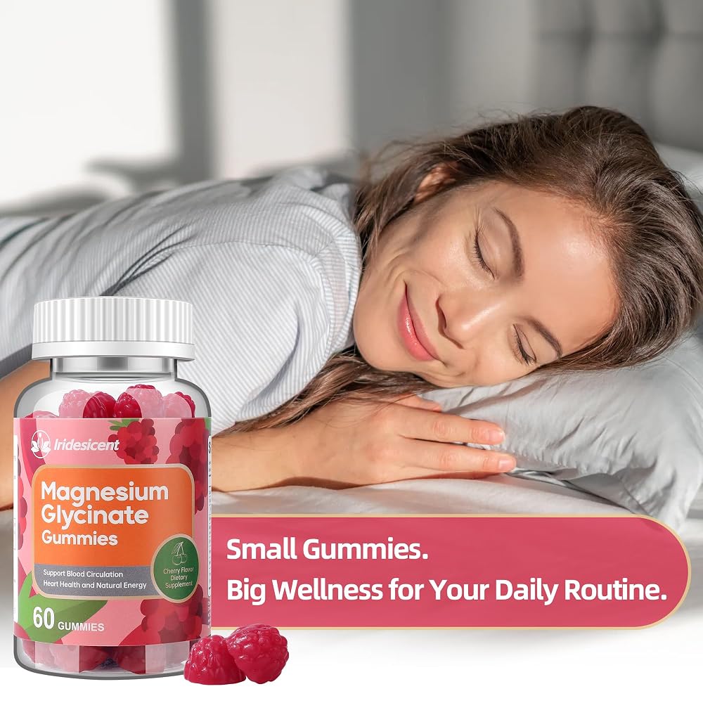 IRIDESICENT Magnesium Glycinate Gummies 400mg