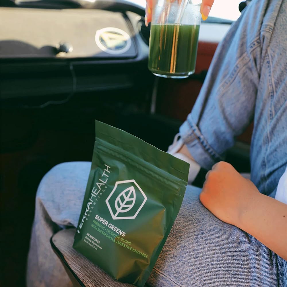 Terra Health Essentials Super Greens Powder with Prebiotics & Probiotics - image 7