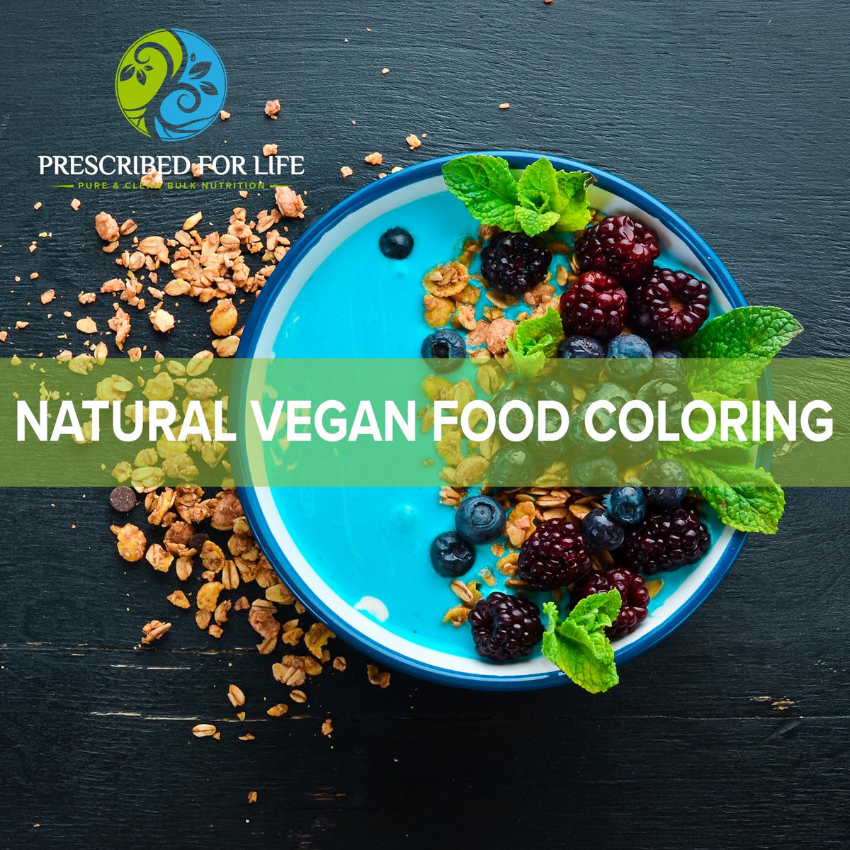 Prescribed For Life Blue Spirulina Powder