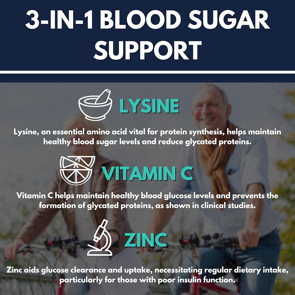 Del Mar Health Max-LyZinC L-Lysine 1100mg Zinc Vitamin C - 180 Capsules - image 4