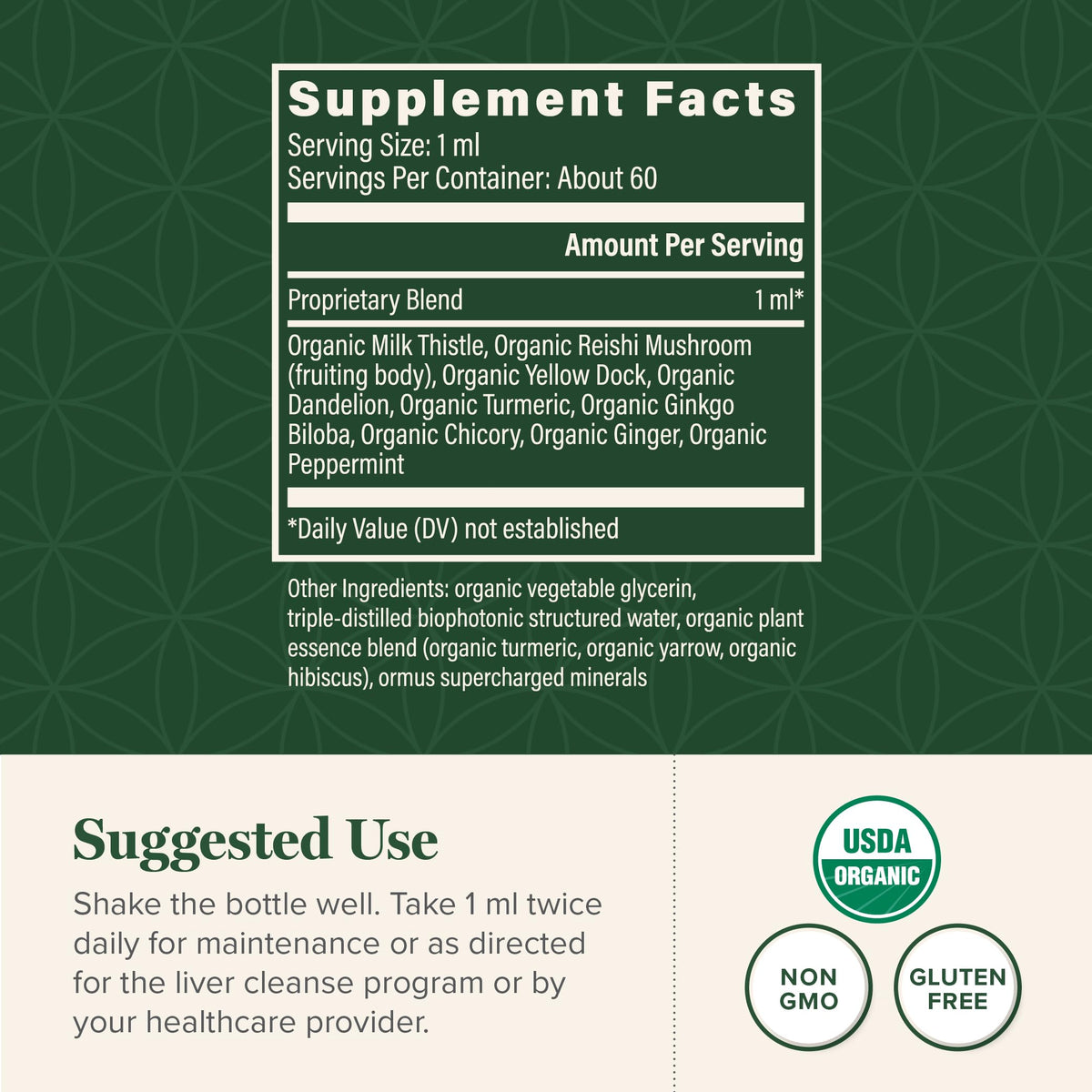 Global Healing Center Milk Thistle Liver Health Supplement - 2 Fl Oz - image 3