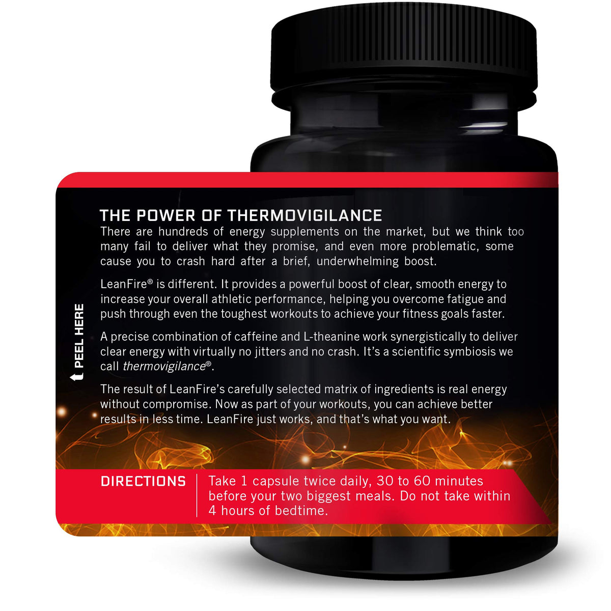Force Factor LeanFire Pre Workout Energy Pills with Green Tea Extract and Caffeine