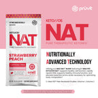 Prüvit OS NAT Strawberry Peach Keto Powder - 20 Count - image 3