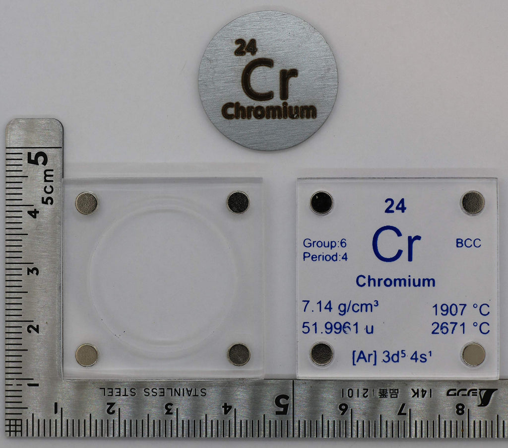 PFS Chromium Metal Disc 24.26mm 99.99% Pure - 1 Disc - image 4