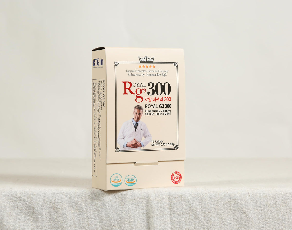 BTGIN Royal G3 300 Korean Red Panax Ginseng Extract Powder - 10 Packets - image 2