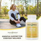 Natural Wellness Vitamin D3 + K2 2500 IU - 120 Capsules - image 6