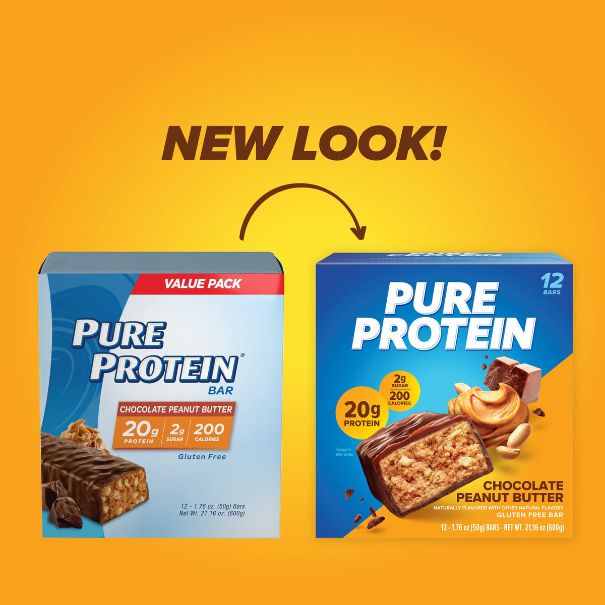Pure Protein Bars, High Protein, Nutritious Snacks to Support Energy