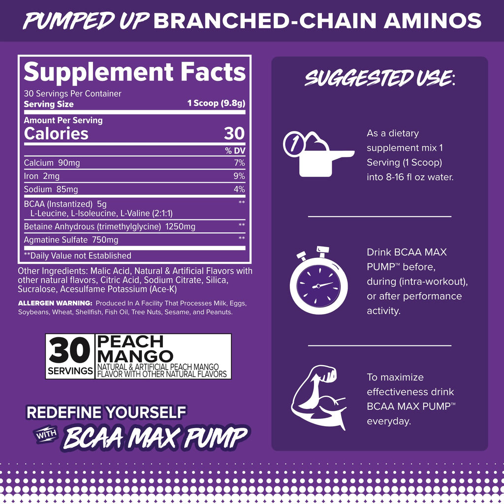 FINAFLEX BCAA MAX PUMP, Ultimate Super Intra-Workout