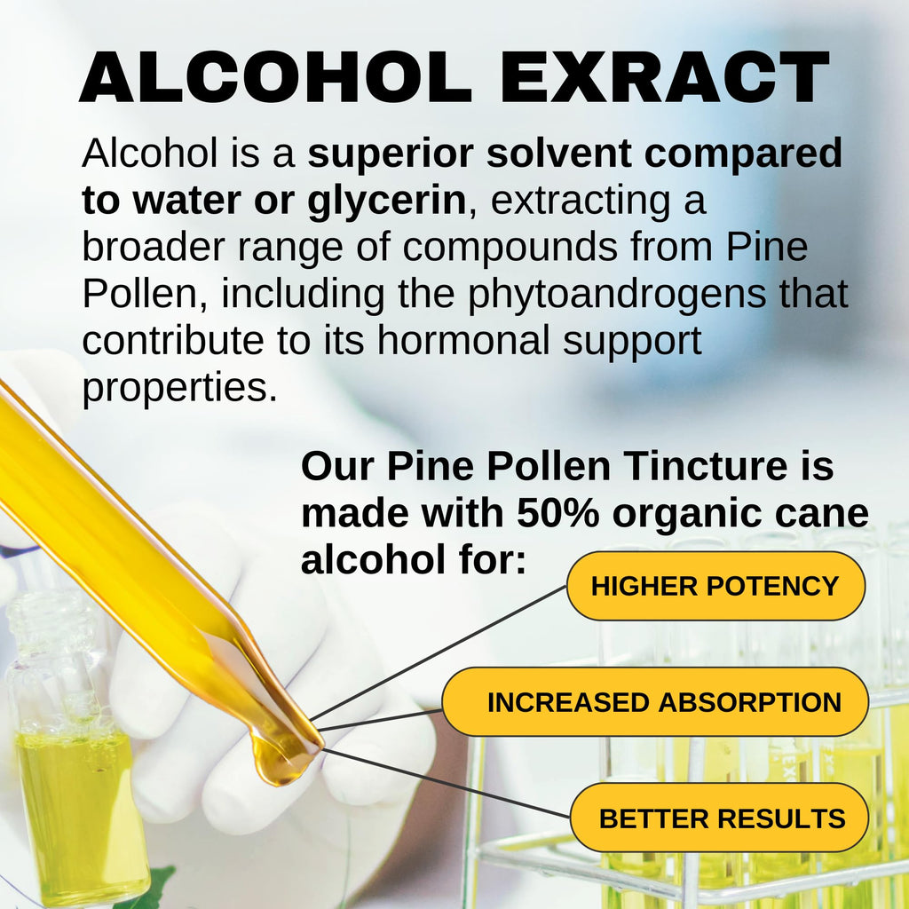 Lost Empire Herbs Pine Pollen Tincture Liquid Extract - 2 Fl Oz - image 4