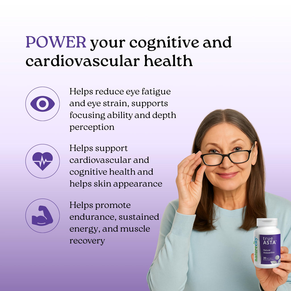 NatureCity TrueAsta Astaxanthin 6mg Antioxidant Support - 30 Softgels - image 3