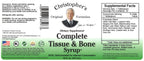 Christopher's Original Formulas Complete Tissue and Bone Syrup - 16 Fl Oz - image 4