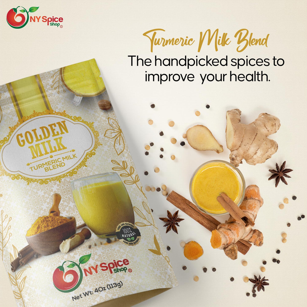 NY Spice Shop Golden Milk Powder