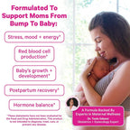 Pink Stork Fertility + Prenatal + Postnatal Gummy Vitamins - 60 Gummies - image 3