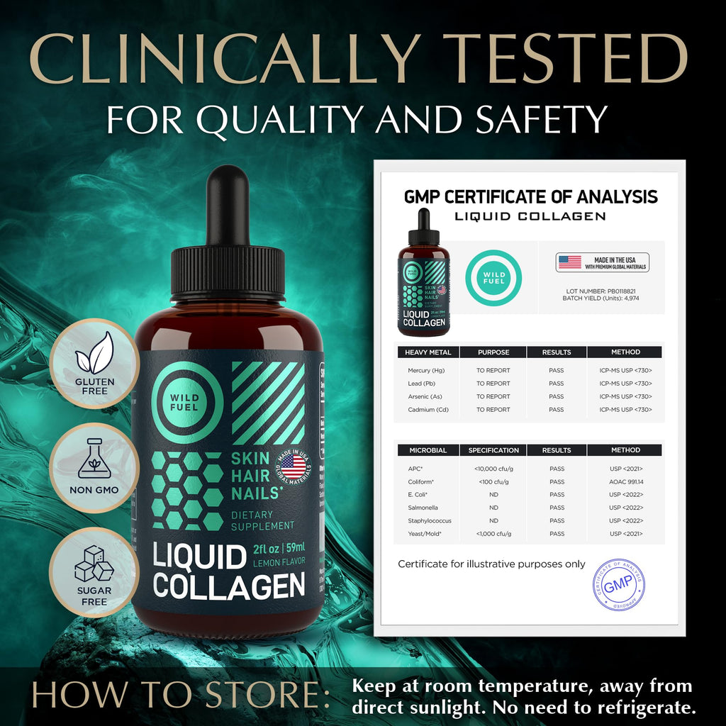 WILD FUEL Liquid Collagen Peptides with Biotin Parent