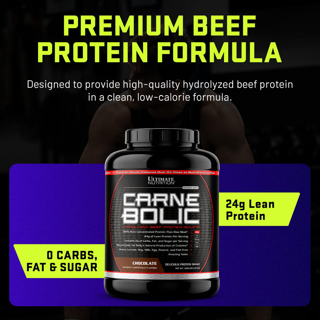 Ultimate Nutrition CarneBOLIC Hydrolyzed Beef Protein Isolate Powder
