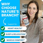 Nature's Branch Magnesium Glycinate 400mg for Sleep & Heart - 200 Tablets - image 3