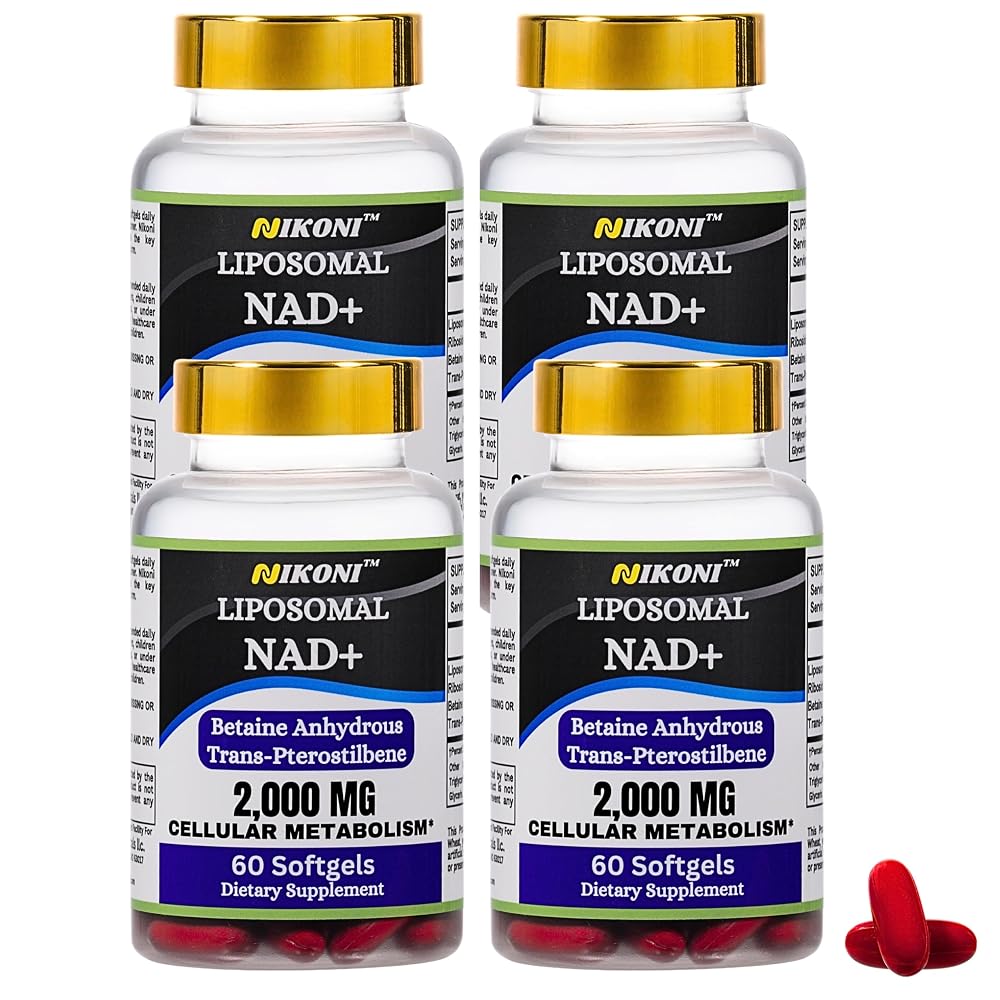 Nikoni Liposomal NAD+ 2000 mg with TMG and Pterostilbene