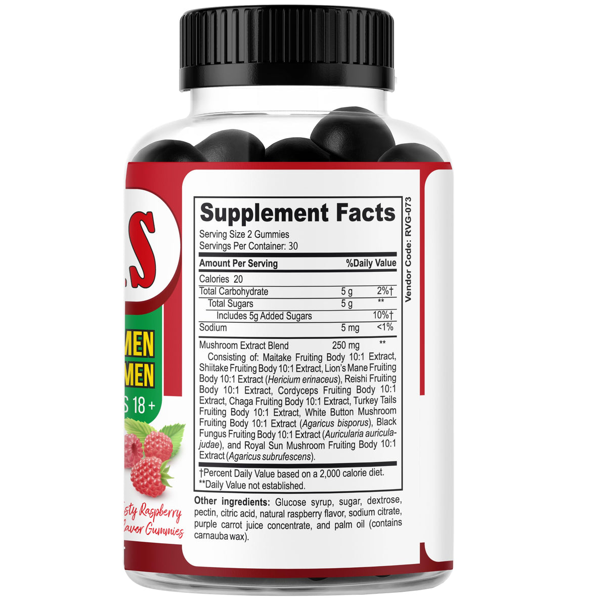 Ez-Focus Lion's Mane Mushroom Gummies for Focus & Memory - 60 Gummies - image 3
