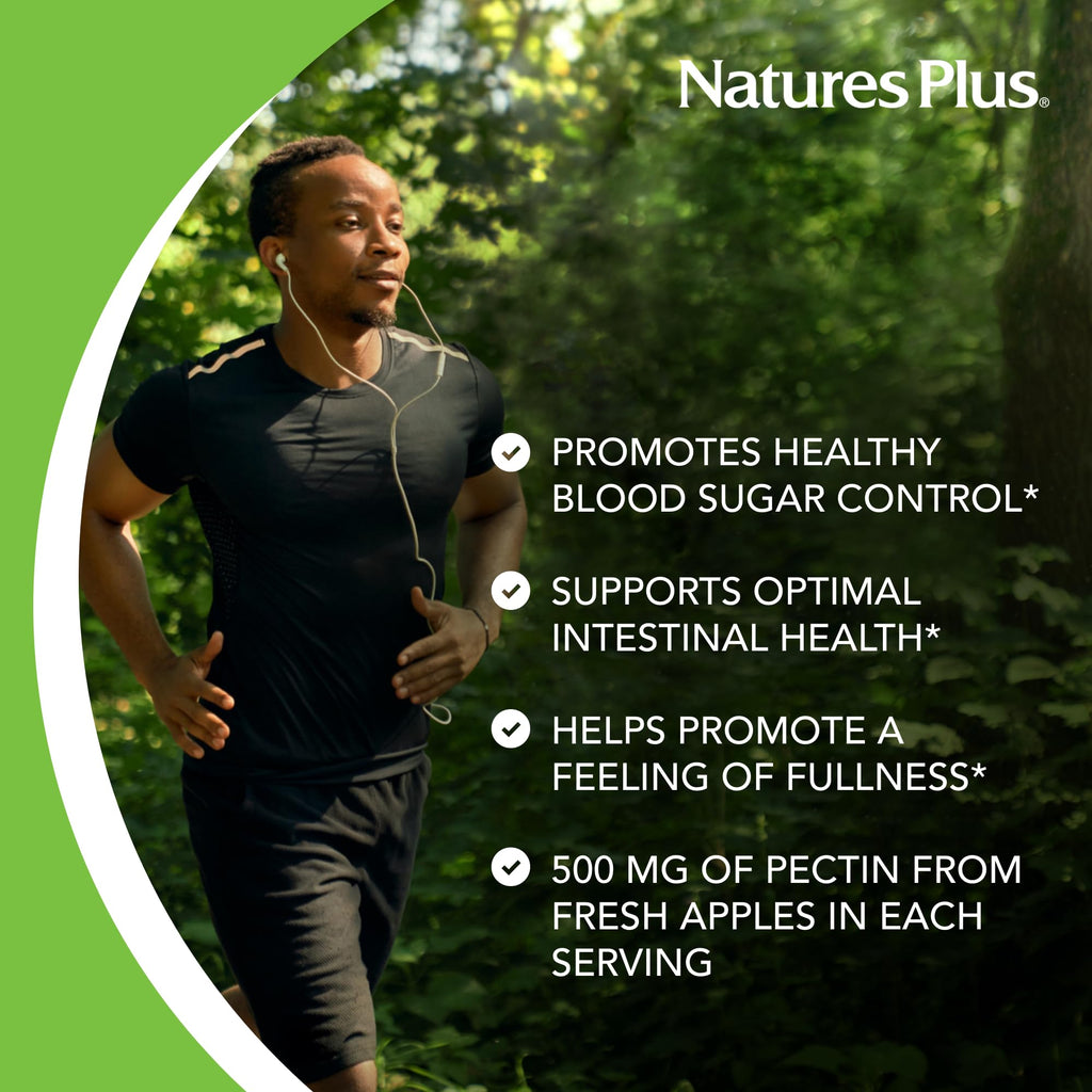 NaturesPlus Apple Pectin 500 mg Fiber Supplement - 180 Tablets - image 4