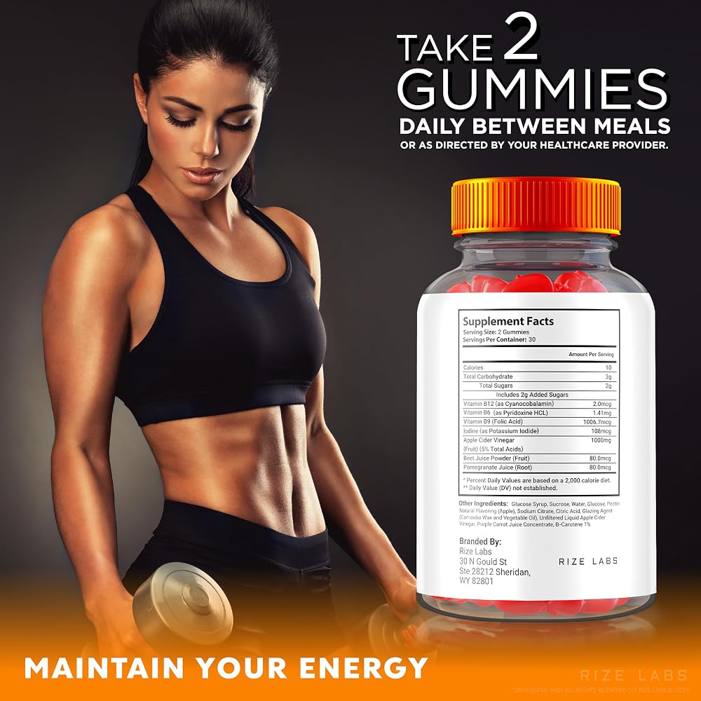 rize labs Ignite Keto ACV Gummies for Weight Loss - 60 Gummies - image 6