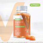 Viteey Vitamin C Gummies for Adults & Teens with Zinc & Echinacea