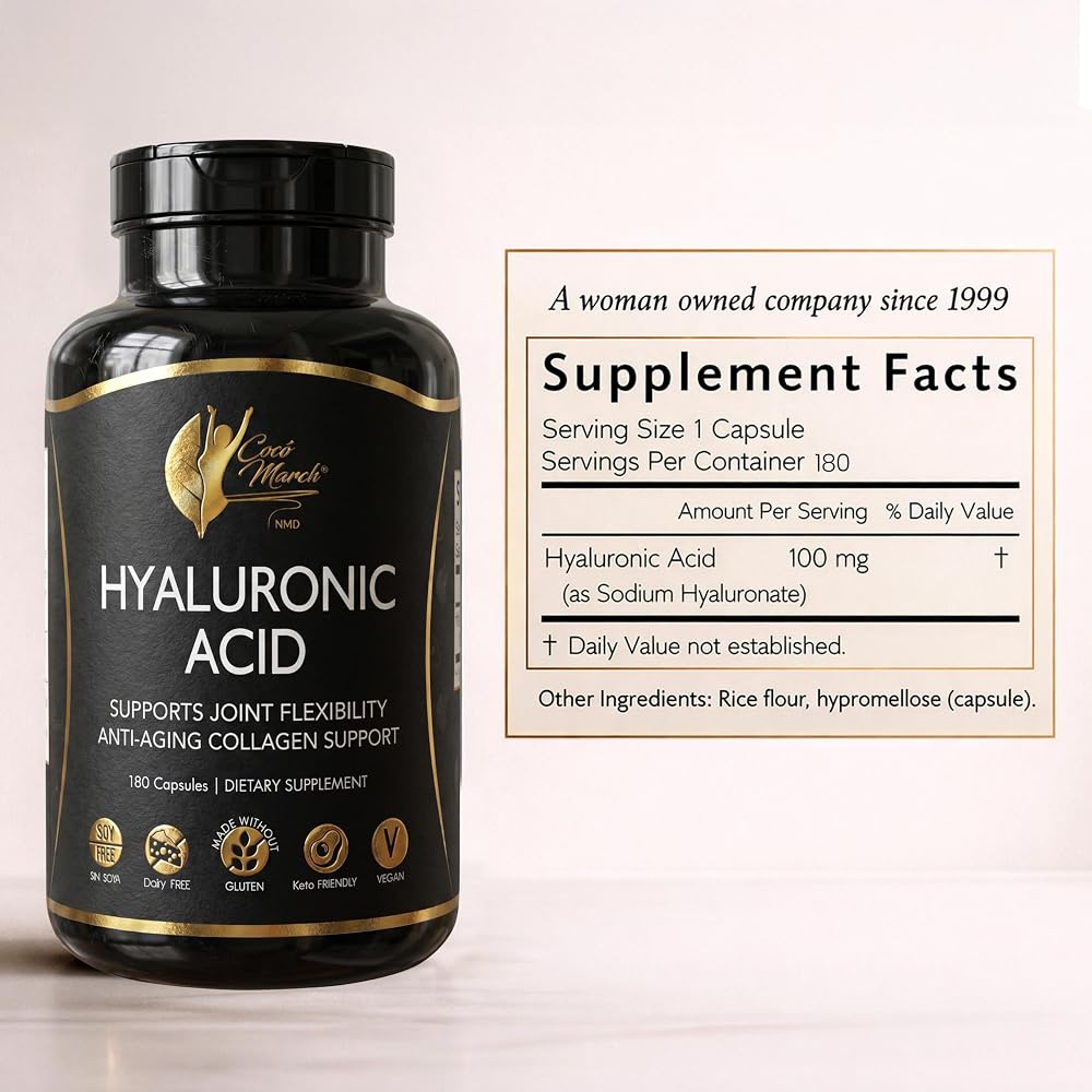Cocó March N.M.D Hyaluronic Acid Low Molecular Weight - 180 Capsules - image 9