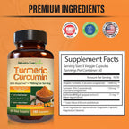 Nature's Evergreen Turmeric Curcumin Joint Support - 180 Capsules - image 2